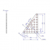 Треугольная пластина из анодированного алюминия Triangle Plate 6*8 (Pair) - «globural.ru» - Туймазы
