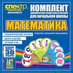 Комплект динамических раздаточных пособий - Математика (веера) Устный счет, доли и дроби, геометрические фигуры - «globural.ru» - Туймазы