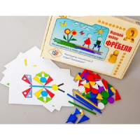 Игровой набор Фребеля "Конструктор плоскостной-3" (Серия "Эксперимент") - «globural.ru» - Туймазы