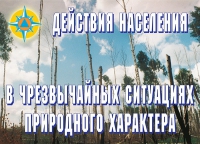 Комплект плакатов "Действия населения в ЧС природного характера" - «globural.ru» - Туймазы