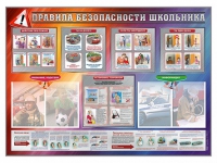 Стенд-уголок "Правила безопасности школьника" - «globural.ru» - Туймазы