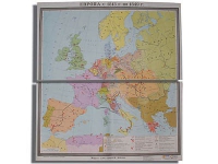 Учебная карта "Европа с 1815 - 1849 г.г." 1180*1070 мм (матовое, 2-стороннее лам.) - «globural.ru» - Туймазы