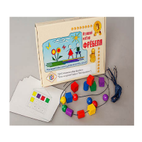 Игровой набор Фребеля "Бусы-шнуровка" (серия "Эксперимент") - «globural.ru» - Туймазы