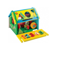 Логическая игрушка домик "Цифры-фигуры" - «globural.ru» - Туймазы