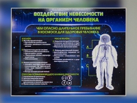 Стенд "Воздействие невесомости на организм человека" - «globural.ru» - Туймазы