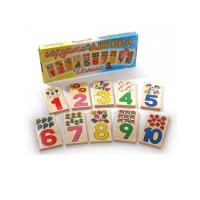 Деревянное домино "Фрукты и цифры" - «globural.ru» - Туймазы