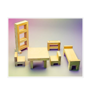 Игровой набор Фребеля "Мебель для кукольного домика" - «globural.ru» - Туймазы
