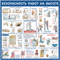 Стенд "Безопасность работ на высоте" - «globural.ru» - Туймазы