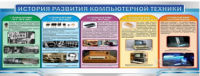 Стенд "История развития компьютерной техники" (вариант 2) - «globural.ru» - Туймазы