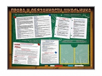 Стенд-уголок "Права и обязанности школьника" - «globural.ru» - Туймазы