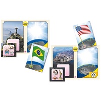 Настольно-печатная игра "Флаги стран мира 2. Азия, Африка, Австралия, Америка" - «globural.ru» - Туймазы