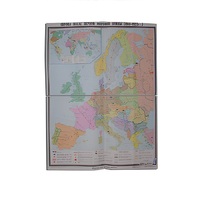 Учебная карта "Европа после 1-ой мировой войны" 1400*1060 мм (матовое, 2-стороннее лам.) - «globural.ru» - Туймазы