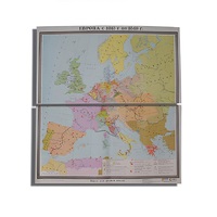 Учебная карта "Европа с 1815 - 1849 г.г." 1180*1070 мм (матовое, 2-стороннее лам.) - «globural.ru» - Туймазы