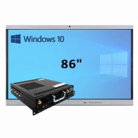 Интерактивная панель 86" (встроенный ПК Win10, Intel i5) - «globural.ru» - Туймазы