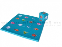 Игровой детский мат «Море» с кубиком (ВИК) - «globural.ru» - Туймазы