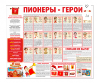 Тематический стенд "Пионеры-герои" - «globural.ru» - Туймазы