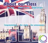 Стенд "About our class" - «globural.ru» - Туймазы