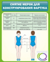 Стенд "Снятие мерок для конструирования фартука" - «globural.ru» - Туймазы