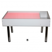 Световой столик для рисования песком напольный "Мультиколор" с кармашком для песка - «globural.ru» - Туймазы