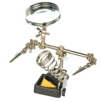 Держатель "Третья рука" с лупой - «globural.ru» - Туймазы