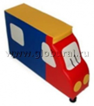 Напольная мягкая игрушка "Грузовик" каталка - «globural.ru» - Туймазы