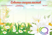 Стенд "Советы специалистов" - «globural.ru» - Туймазы