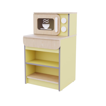 Модуль с микроволновкой из коллекции «НЕГА» (желтый) - «globural.ru» - Туймазы