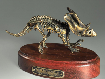 Модель скелета динозавра Pentaceratops - «globural.ru» - Туймазы
