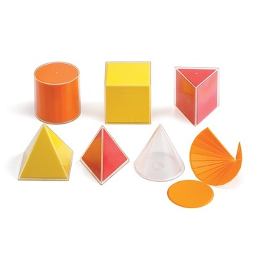 Фигуры геометрические складные 2D в 3D 8 см (6 форм, 3 цвета) - «globural.ru» - Туймазы