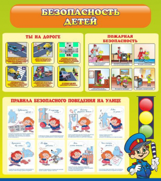 Стенд "Безопасность детей" (вариант 1) - «globural.ru» - Туймазы