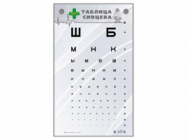 Интерактивный стенд "Таблица Сивцева" - «globural.ru» - Туймазы