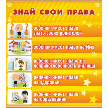 Стенд "Знай свои права" - «globural.ru» - Туймазы